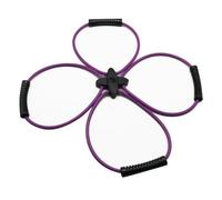 Pqahffowr Kit de bandas de resistencia pilates reformar equipo de fitness en casa para un entrenamiento total del cuerpo - ayuda a apuntar a los músculos y a tonificar (púrpura)