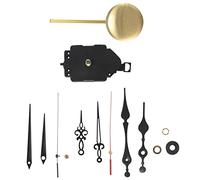 Pqahffowr - Kit de bricolaje de mecanismo de movimiento de reloj de cuarzo con 3 pares de manos diferentes para reemplazo de piezas de reparación de reloj de pared