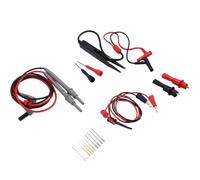 Pqahffowr - Kit de cables de prueba para multímetro con sondas reemplazables, conjunto profesional de pruebas eléctricas