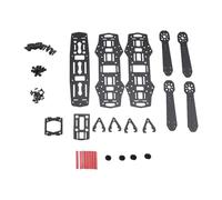 Pqahffowr - Kit de marco de soporte de fibra para máquina de viaje FPV, modelo de rack de aviación, rack de dron FPV de largo alcance, rack de drones FPV