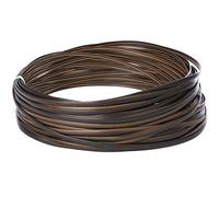 Pqahffowr - Kit de reparación de mimbre de plástico para reparación de sillas de patio, piezas de repuesto para reparación de muebles de mimbre plano