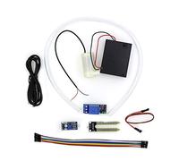 Pqahffowr Kit de sensor de humedad del suelo gestor de de riego automático con mini bomba de agua para kit de bricolaje EK1915