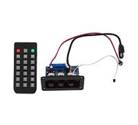 Pqahffowr - Kit de tarjeta amplificador de audio (2 x 25 W, 50 W, 2,1 canales, Bluetooth 5.0, subwoofer clase D, con cable USB + mando a distancia)