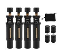 Pqahffowr Kit de válvula de desinflado de neumáticos de apagado automático ajustable (10-30 PSI) 4 piezas herramienta de aire de neumáticos de tornillo para vehículos de motocicleta