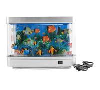 Pqahffowr Luz nocturna dinámica océano virtual delfín paisaje tropical artificial lindo dormitorio decoración EU Plug