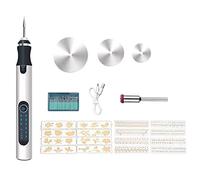 Pqahffowr MáQuinas de Grabado Mini Grabador EléCtrico Pluma Herramientas InaláMbricas Grabado Joyas Vidrio Piedra Metal PláStico Madera Resina