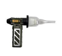Pqahffowr Mini Ventilador Turbo de mano 110 000 rpm, soplador de aire de alta potencia, secador de pelo, aspirador, soplador de aire y polvo, motor sin escobillas B
