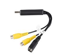 Pqahffowr para Android Interfaz USB A Adaptador de Salida de Vídeo Radio de Coche Reproductor Multimedia Conexión de Salida de Vídeo AV