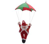 Pqahffowr ParacaíDas Papá Decoraciones NavideñAs ParacaíDas Al Aire Libre MuñEco de Papá Colgante Adornos de DecoracióN de AñO
