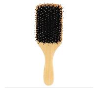 Pqahffowr Peine de Masaje de Cerdas Manejar Hemu Cepillo de Pelo AntiestáTico Peine PeluqueríA Herramientas de Peinado Rizado HúMedo