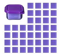 Pqahffowr - Pintura de pegamento de arcilla con caja bordada, perforación de barro 5D, pintura, perforación, piezas de repuesto, accesorios de dotting art DIY púrpura