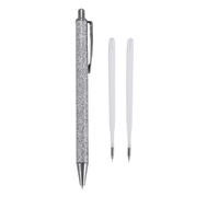 Pqahffowr - Pluma de liberación de aire, herramienta de deshierbe, pluma de alfiler de precisión retráctil para quitar burbujas en vinilo de papel pintado de película de coche y 2 recambios