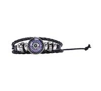 Pqahffowr Pulsera Rose Window Pulsera Vintage Cadena BendicióN de ParíS Regalo para Novia de Paris Pulsera de Recuerdo 4
