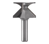 Pqahffowr R18/R30 1/2 pulgadas - Varilla de enrutador de madera, fresas de doble surco, fresas para herramientas de mano de madera D