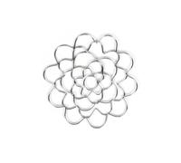 Pqahffowr - Soporte de composición floral reutilizable de acero inoxidable de 4 pulgadas