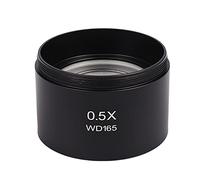 Pqahffowr Wd165 - Lente óptica auxiliar para microscopio estereo, 0,5 x barlow lens con rosca de 1-7/8 pulgadas (M48 Mm)