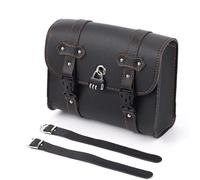 PQAIECXD Bolsa Moto Alforja Universal Impermeable Motocicleta para Sportster para XL883 para XL1200 con Bloqueo De Contraseña, Bolsa De Herramientas, Bolsa Delantera Sillín De Motocicleta(with Lock)