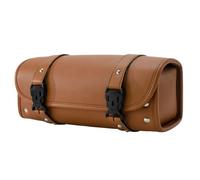 PQAIECXD Bolsa Moto para Touring para Softail para Sportster XL para Dyna Bolsas Almacenamiento Herramientas Motocicletas Bolsa Trasera Lateral Alforja Bolsa Horquilla Delantera Herramientas(Brown)