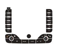 PQAIECXD N Compatible con Ford para S-MAX 2011, Pegatinas Reparación Botones Panel para Radio para Aire Acondicionado De Automóvil, Calcomanía Reparación Aire Acondicionado