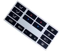 PQAIECXD Pegatinas Botón Coche Compatible con BMW para E39 1996 1997 1998 1999 2000 2001 2002 Reemplazo De Botones del Panel De Control del Climatizador Reparación De Calcomanías Accesorios