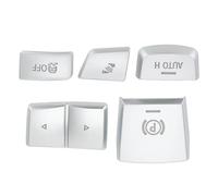 PQAIECXD Pegatinas Botón Coche Compatible con BMW para X3 F25 2010 2011 2012 2013 2014 2015 2016 2017 Panel Cambio Marchas Freno Mano Interruptor Lateral Botón P Cubierta Accesorios Coche