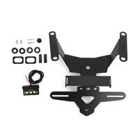 PQAIECXD Portamatrículas Moto Compatible con CB650R para CBR650R 2019-2023 Soporte De Matrícula De Motocicleta Soporte De Registro De Número Soporte De Luz Trasera Accesorios(2019-2020)