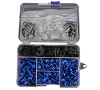 PQAWSFR Sujetador De Carenado Compatible con RVF400 para CBR250RR para CBR400 Kit De Combinación De Tornillos Y Clips De Sujeción De Carenado CNC para Motocicleta