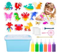 PQETBV Kit de Elfo Mágico de Agua, 3D Coloridos Juguetes de Criaturas Marinas, Kids Aqua Gelz Set, Juguete De Elfo De Gel Creativo, Juguetes educativos para niños 3 Niños