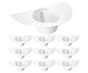 pQirnvIL 10 Piezas de Gorro de Recolección de Orina para el Kit de Recolección de Muestras de Heces del Inodoro, Gorros de Inodoro, Colector de Orina para Recoger Orina, 30 Oz/900 Cc