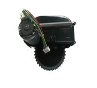 Pqjydaicvf Motor de Rueda Izquierda o Derecha for Robot Aspirador, Compatible con Ilife V50, V55, V3s Pro, V5s Pro, V5s Plus. Repuestos for Rueda de Robot Aspirador V5s.(Black-L Wheel)