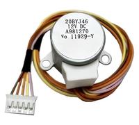 Pqjydaicvf Motor Paso a Paso síncrono de 12 V CC con Hojas oscilantes, Compatible con Panasonic 20BYJ4, Motor de Aire Acondicionado oscilante.