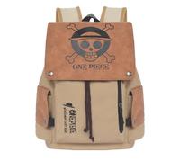 PQKL-party Mochila One Piece, One Piece Mochila, Mochila Anime, Mochilas One piece, 32x16x45Cm, Straw Hat Piratesmochila de Lona, Mochila Para Portátil, Mochila Con Solapa Estampada