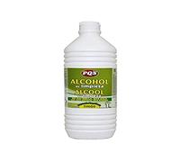 PQS - Alcohol de Limpieza Limón - Limpiador Multiusos Desengrasante - Secado Rápido sin Aclarado - No Deja Huella - Para Cristales, Superficies Plásticas, Acero Inoxidable y Suelos - 1 L