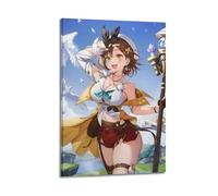 PQWWFDVX Game Atelier Ryza's Alchemy 6 pósteres decorativos para pared e impresión artística moderna para dormitorio familiar, 20 x 30 cm