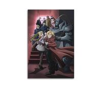 PQWWFDVX Póster decorativo de animé Steel's Alchemist TV Show, lienzo decorativo para pared e impresión artística moderna para dormitorio familiar, pósteres de 20 x 30 pulgadas (50 x 75 cm)