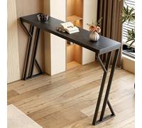 PQXQZ Mesa de Bar Mesa Alta de Madera Maciza para Bar o Pub Mesas Estrechas y Largas para Comedor para Cocina Comedor o Recibidor(160x40x105cm)