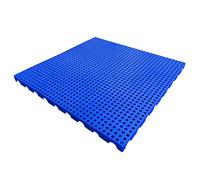 PQXQZ Palets de Plástico Palet Impermeable para Suelo Almohadillas de Envío Encajables Almohadilla de Almacenamiento Transpirable para Supermercados Almacenes Garajes y Sótanos(40x40x5cm)