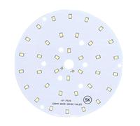 PQYSMVVG 10pcs LED Bulb 3W 5W 7W 9W 12W 15W 18W SMD2835 300mA Bead Round PCB Light for Downlight Cold White Lighting Spotlight(White 6500K,24W 117MM 300mA)