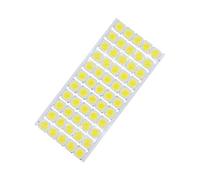 PQYSMVVG 55pcs A Lot 3W 5W 7W 10W LED COB Light Bulb On Board 13 * 13mm High Power LED Chip Light Lamp Spotlight Downlight Lamps Coldwhite(White,240-260MA_7W 20-22V)