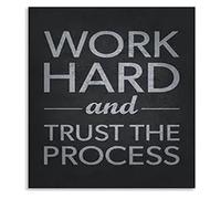 PQYSMVVG Trust The Process Motivational Fitness Quote Workout Bodybuilding Training Wall-Art Poster(Unframed,12x18inch(30x45cm))