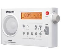 Sangean PR-D7 Radio Despertador Portátil Blanco