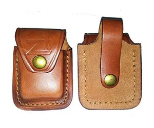 PR Funda Encendedor ZIPPO en Cuero Color Camel Mechero