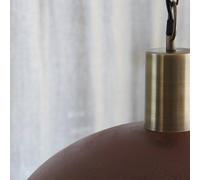 PR Home lámpara colgante Alton, Ø 60 cm, color óxido, metal, E27