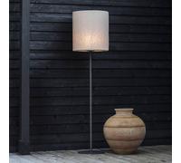 PR Home lámpara de pie exterior Agnar, gris oscuro/blanco, 156 cm