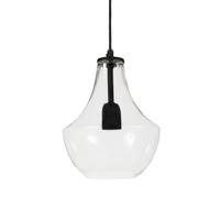 PR Home Lámpara de techo Hamilton 21 cm transparente-negro