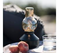 PR Home Lámpara LED para terraza recargable Glimt, negra, IP44