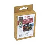 Pracht Creatives Hobby 5884-00241 - Kit de manualidades para crear una pulsera de corazón, con cuentas Miyuki negras y de colores, tamaño total aprox. 14 x 3 cm