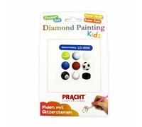 Pracht Creatives Hobby 6035-25221 Juego de pegatinas para pintar con diamantes, bolas con motivos, juego de manualidades para diseñar pegatinas con piedras brillantes, para niños a partir de 5 años