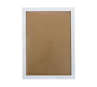 Pracht Creatives Hobby 6036-40111 Marco Blanco, Aprox. 33 x 44 cm, Marco Liso con metacrilato y Gancho para Colgar en la Pared