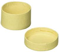 Pracht Creatives Hobby 7648-03541 - Juego de 4 cajas de regalo redondas con tapa, 6 x 3,5 cm, para adornar, guardar y regalar